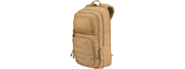 Lancer Tactical 1000D EDC Commuter MOLLE Backpack w/ Concealed Holder Tan - Lancer Tactical
