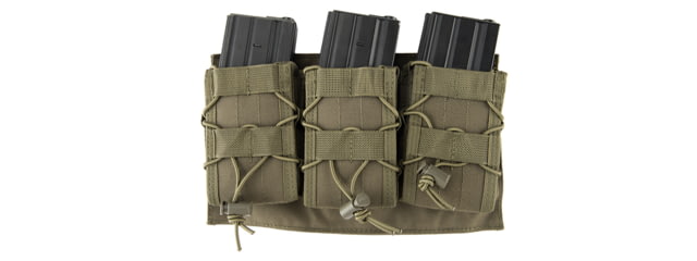 Lancer Tactical 1000D Nylon MOLLE Triple AR Mag Pouch Olive Drab - Lancer Tactical