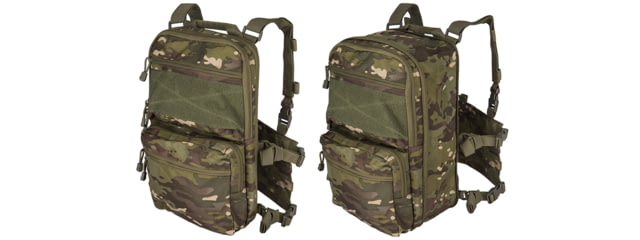 Lancer Tactical 1000D Nylon QD Chest Rig and Backpack Combo Camo Tropic - Lancer Tactical