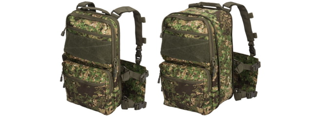 Lancer Tactical 1000D Nylon QD Chest Rig and Backpack Combo Pencott Green - Lancer Tactical