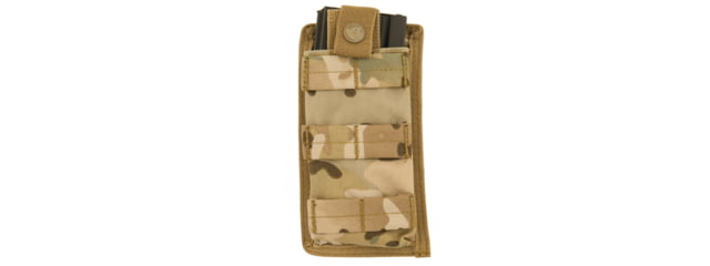 Lancer Tactical 1000D Nylon Single MOLLE Pouch Camo - Lancer Tactical