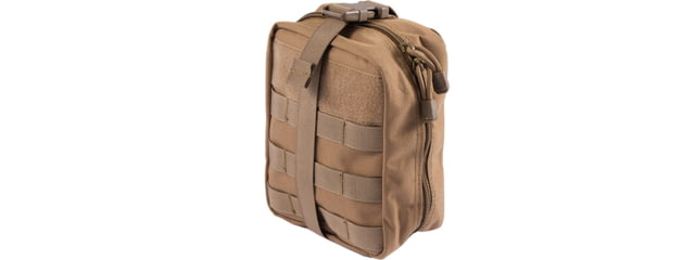 Lancer Tactical Admin Pouch w/ Molle Khaki - Lancer Tactical
