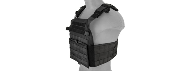 Lancer Tactical Assault Recon Tactical Vest Black - Lancer Tactical