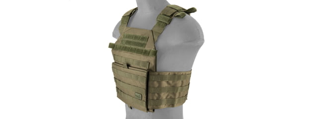Lancer Tactical Assault Recon Tactical Vest Olive Drab - Lancer Tactical