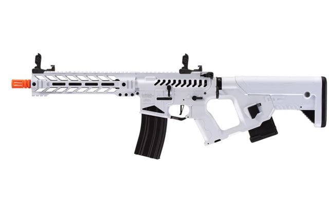 Lancer Tactical Enforcer Battle Hawk 10in Skeleton AEG w/ Alpha Stock White/Black - Lancer Tactical
