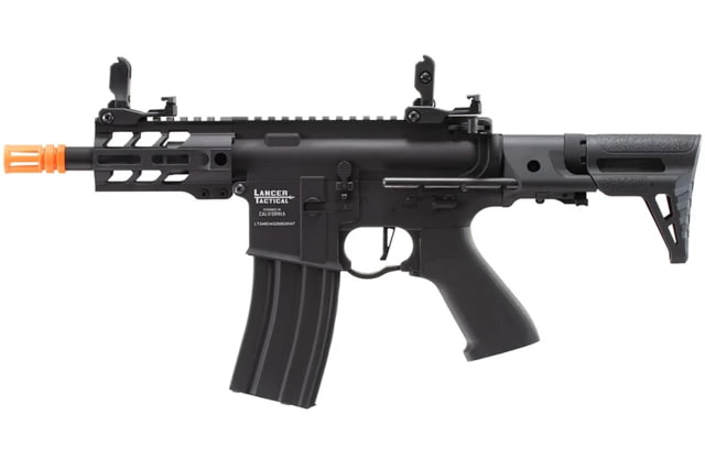 Lancer Tactical Enforcer Gen 2 Battle Hawk 4in PDW AEG Black - Lancer Tactical