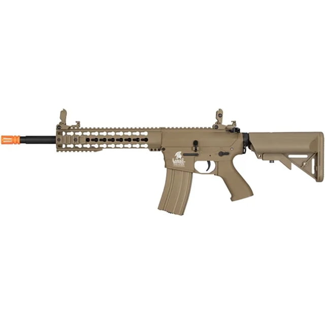 Lancer Tactical Gen 2 10in KeyMod M4 Evo Airsoft AEG Rifle Tan - Lancer Tactical