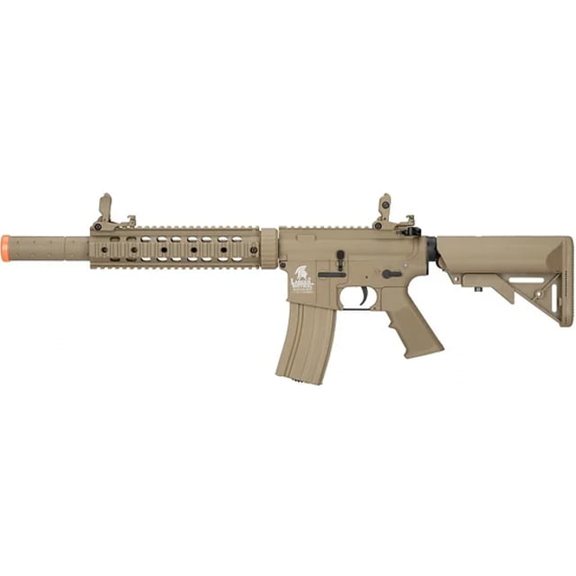 Lancer Tactical Gen 2 SD Nylon Polymer AEG Airsoft Rifle Tan - Lancer Tactical