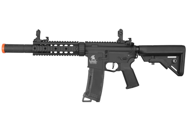 Lancer Tactical Gen 3 M4 Carbine SD AEG Airsoft Rifle Black - Lancer Tactical