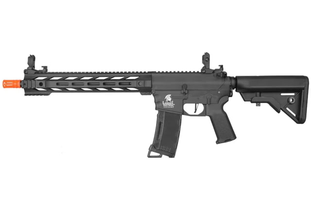 Lancer Tactical Gen 3 M4 SPR Interceptor Airsoft AEG Rifle Black - Lancer Tactical