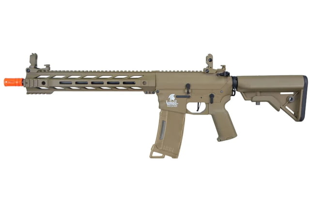Lancer Tactical Gen 3 M4 SPR Interceptor Airsoft AEG Rifle Tan - Lancer Tactical