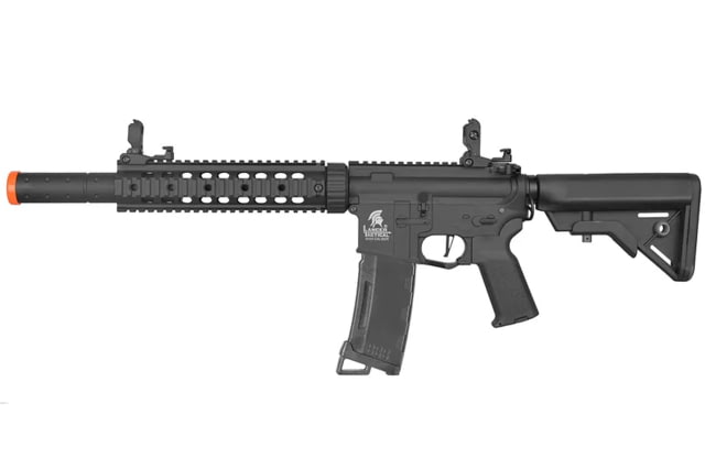 Lancer Tactical Gen 3 Nylon Polymer M4 SD AEG Airsoft Rifle Black - Lancer Tactical