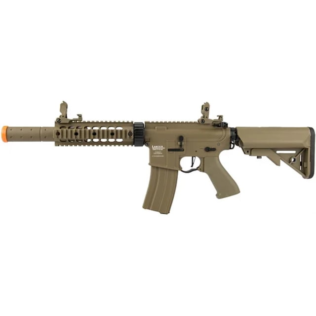 Lancer Tactical M4 SD Proline Series 7in Rail Airsoft AEG Tan - Lancer Tactical
