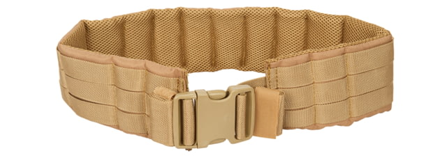 Lancer Tactical MOLLE Nylon Battle Belt Coyote Brown - Lancer Tactical