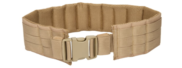 Lancer Tactical MOLLE Nylon Battle Belt Tan - Lancer Tactical