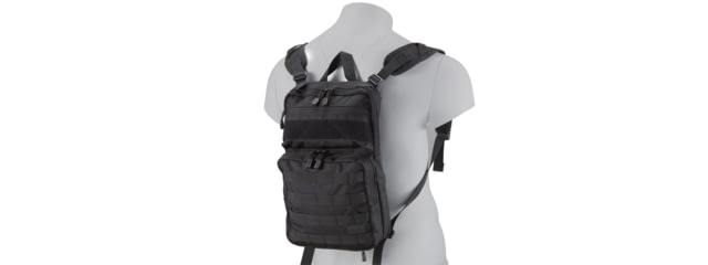 Lancer Tactical Multi-Use Expandable Backpack Black - Lancer Tactical