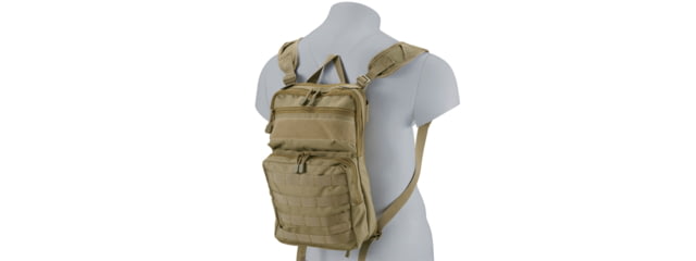 Lancer Tactical Multi-Use Expandable Backpack Tan - Lancer Tactical