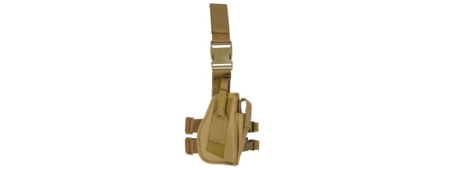 Lancer Tactical Nylon 92F Drop Leg Holster Tan - Lancer Tactical