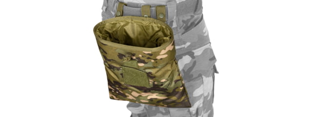 Lancer Tactical Nylon Large Foldable Dump Pouch Camo Tropic - Lancer Tactical
