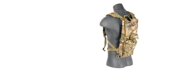 Lancer Tactical Nylon Lightweight Hydration Pack Camo - Lancer Tactical