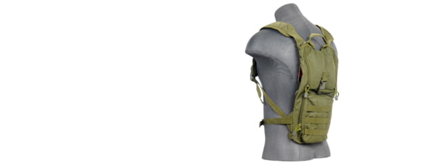 Lancer Tactical Nylon Lightweight Hydration Pack Olive Drab - Lancer Tactical