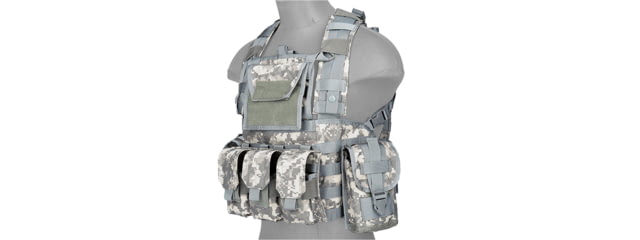 Lancer Tactical Nylon Modular Chest Rig ACU - Lancer Tactical