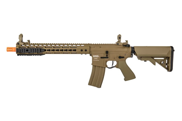Lancer Tactical Proline 12in Keymod Rail M4 w/ Picatinny M4 Carbine AEG Tan - Lancer Tactical