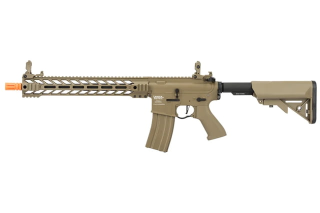 Lancer Tactical Proline Enforcer Battle Hawk 14in M4 Airsoft Rifle Tan - Lancer Tactical