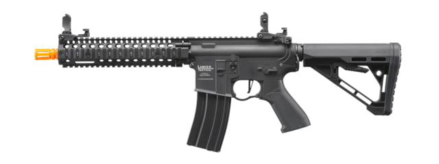 Lancer Tactical Proline MK18 Two Tone Airsoft AEG Rifle w/ Delta Stock Black - Lancer Tactical