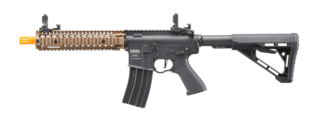 Lancer Tactical Proline MK18 Two Tone Airsoft AEG Rifle w/ Delta Stock Bronze/Black - Lancer Tactical