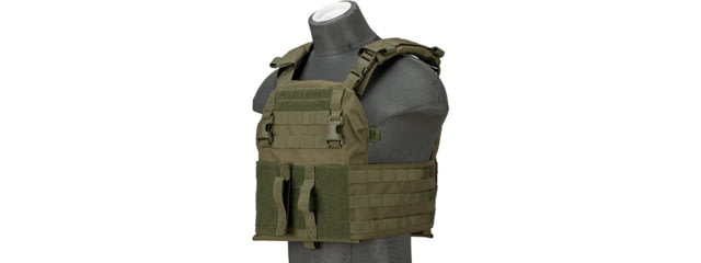 Lancer Tactical Quick Depart Plate Carrier Olive Drab - Lancer Tactical