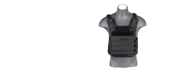 Lancer Tactical Speed Attack Armor Nylon Tactical Vest Black - Lancer Tactical