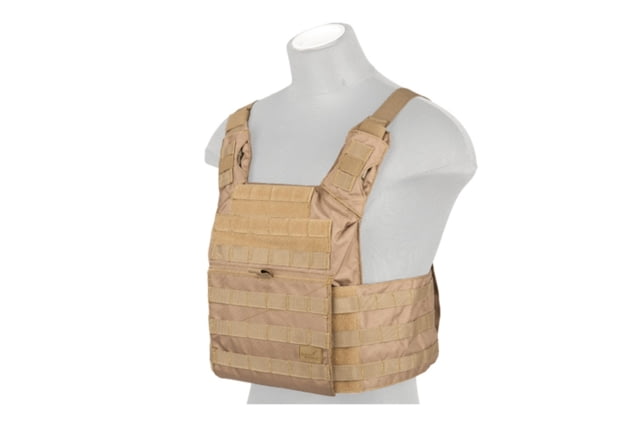 Lancer Tactical Speed Attack Armor Nylon Tactical Vest Coyote Brown - Lancer Tactical
