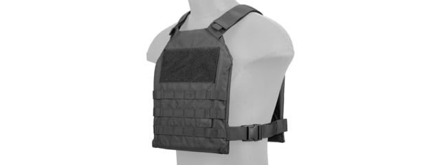 Lancer Tactical Standard Issue 1000D Nylon Tactical Vest Black - Lancer Tactical