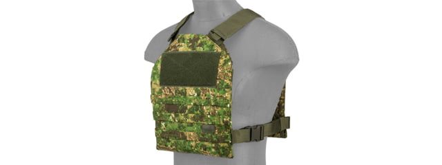 Lancer Tactical Standard Issue 1000D Nylon Tactical Vest Pencott Green - Lancer Tactical