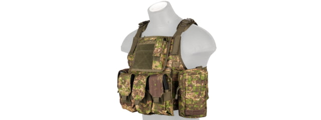 Lancer Tactical Tactical Assault Plate Carrier Vest Pancott Green - Lancer Tactical