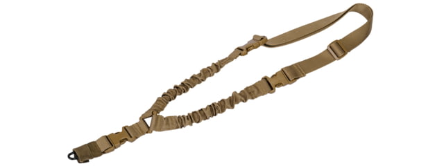Lancer Tactical Tactical Single Point Bungee Gun Sling Dark Earth - Lancer Tactical