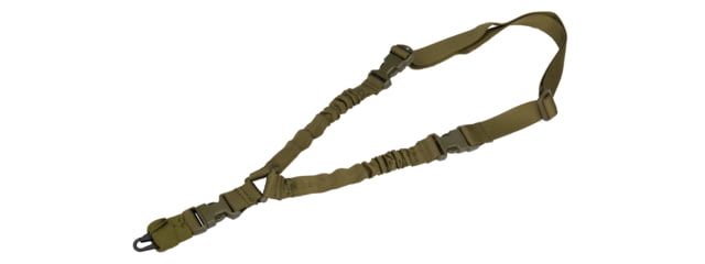 Lancer Tactical Tactical Single Point Bungee Gun Sling Olive Drab - Lancer Tactical