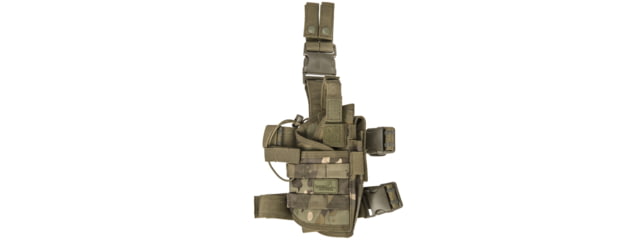 Lancer Tactical Tornado Drop Leg Holster Camo Tropic - Lancer Tactical