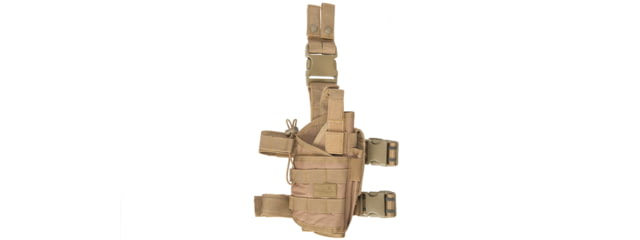 Lancer Tactical Tornado Drop Leg Holster Coyote Brown - Lancer Tactical