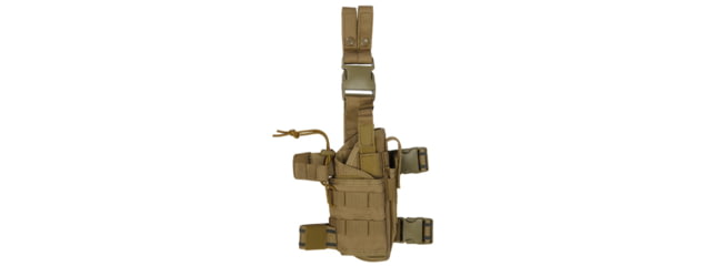 Lancer Tactical Tornado Drop Leg Holster Tan - Lancer Tactical
