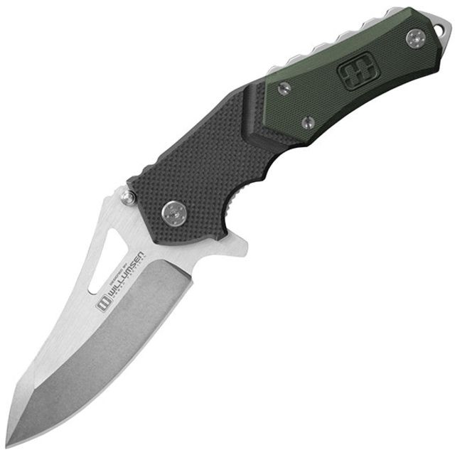 Lansky Responder Black/Olive G-10 Handle Plain - Lansky Sharpeners
