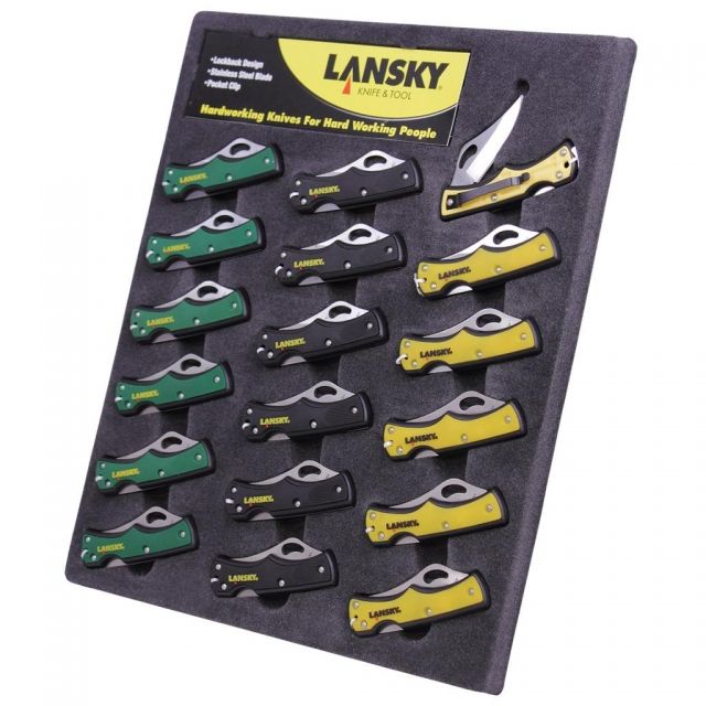 Lansky Small Lockback Display 18 Piece - Lansky Sharpeners