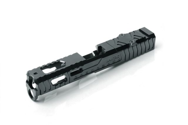 DEMO LANTAC Razorback Stripped Light Slide Glock 19 Gen4 Black 01-GSS-GEN4-G19-LT - Lantac