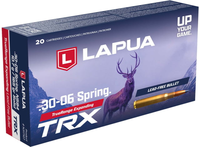 ua .30-06 Springfield 165 Grain TRX Solid Brass Cased Rifle 20 Rounds Ammo