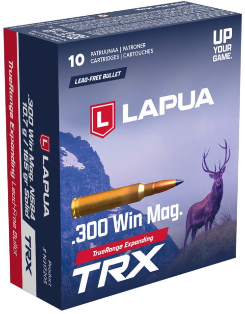 ua .300 Win Mag 165 Grain TRX Solid Brass Cased Rifle 10 Rounds Ammo