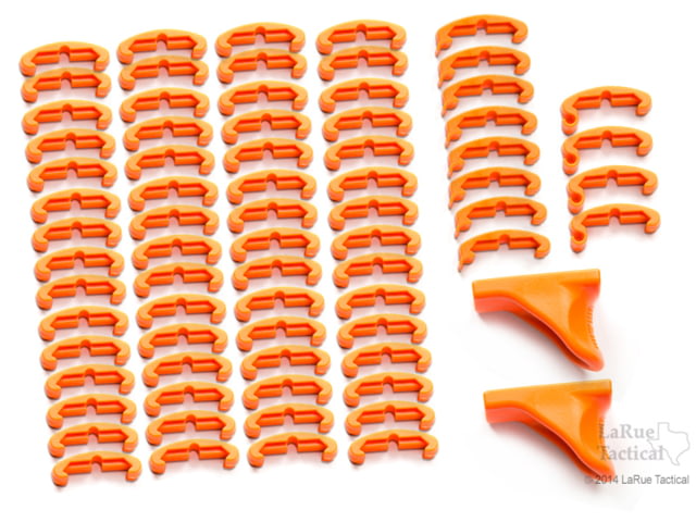 LaRue Tactical HandStop and IndexClip Combo 74 Total Piece Blaze Orange - Larue Tactical