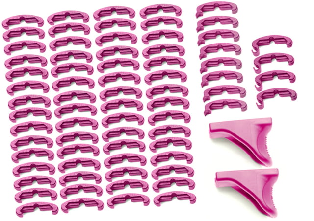 LaRue Tactical HandStop and IndexClip Combo 74 Total Piece Pink - Larue Tactical