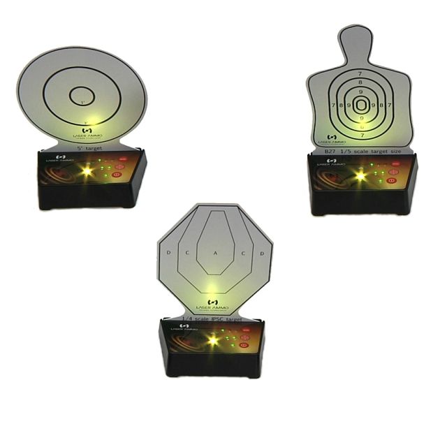 Laser Ammo Interactive Multi Training Targets - 3 pack