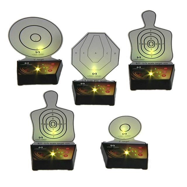 Laser Ammo Interactive Multi Training Targets - 5 pack